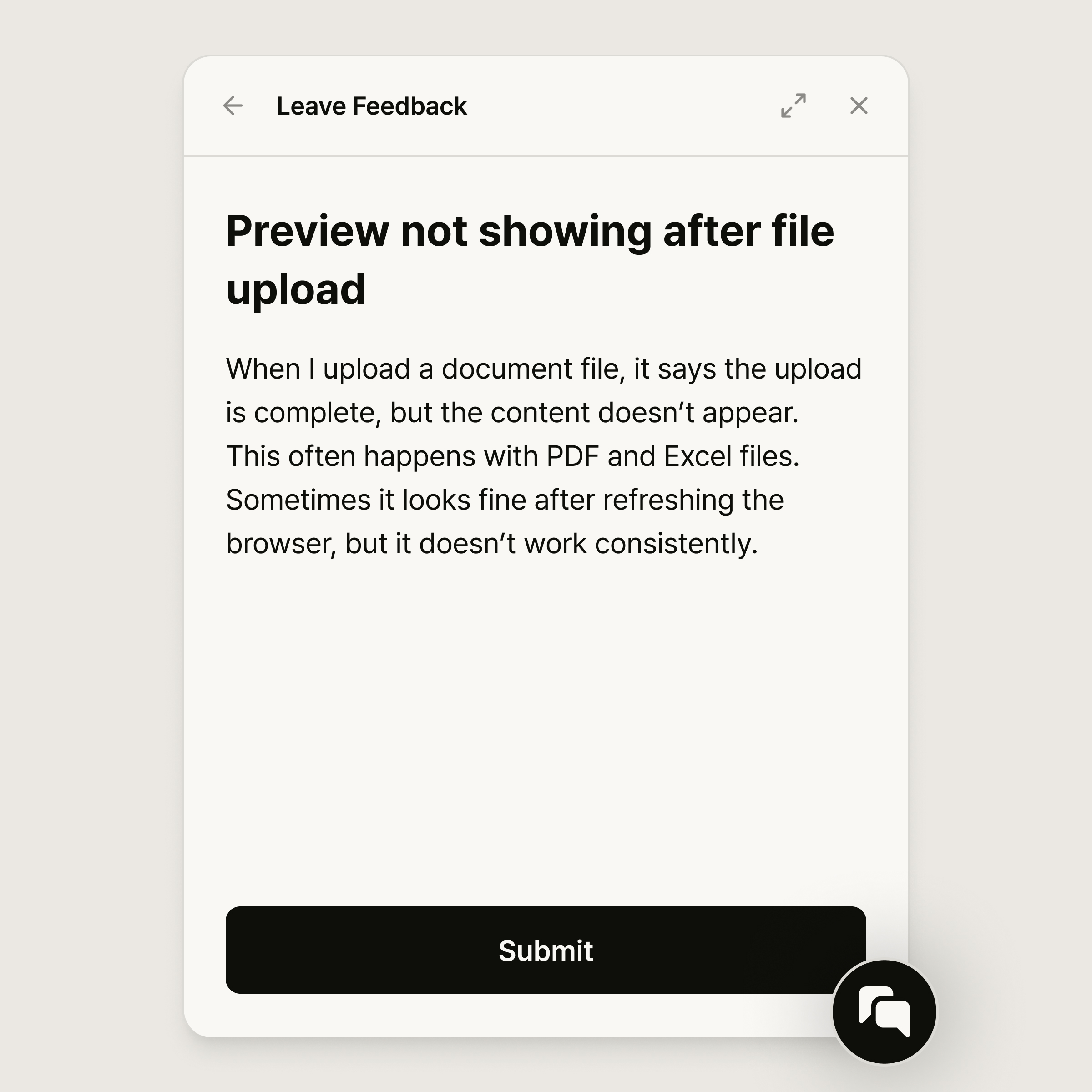 In-app Widget Image